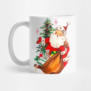 Mid-Century Modern Santa Mug